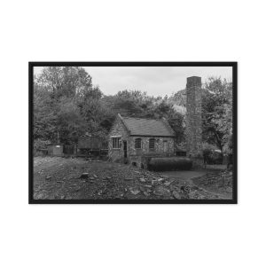Black country museum mine - Framed canvas fine art print