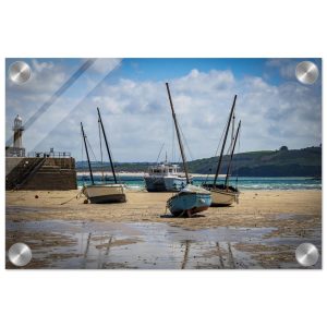 St ives Harbour, Low Tide - Acrylic Fine Art Print