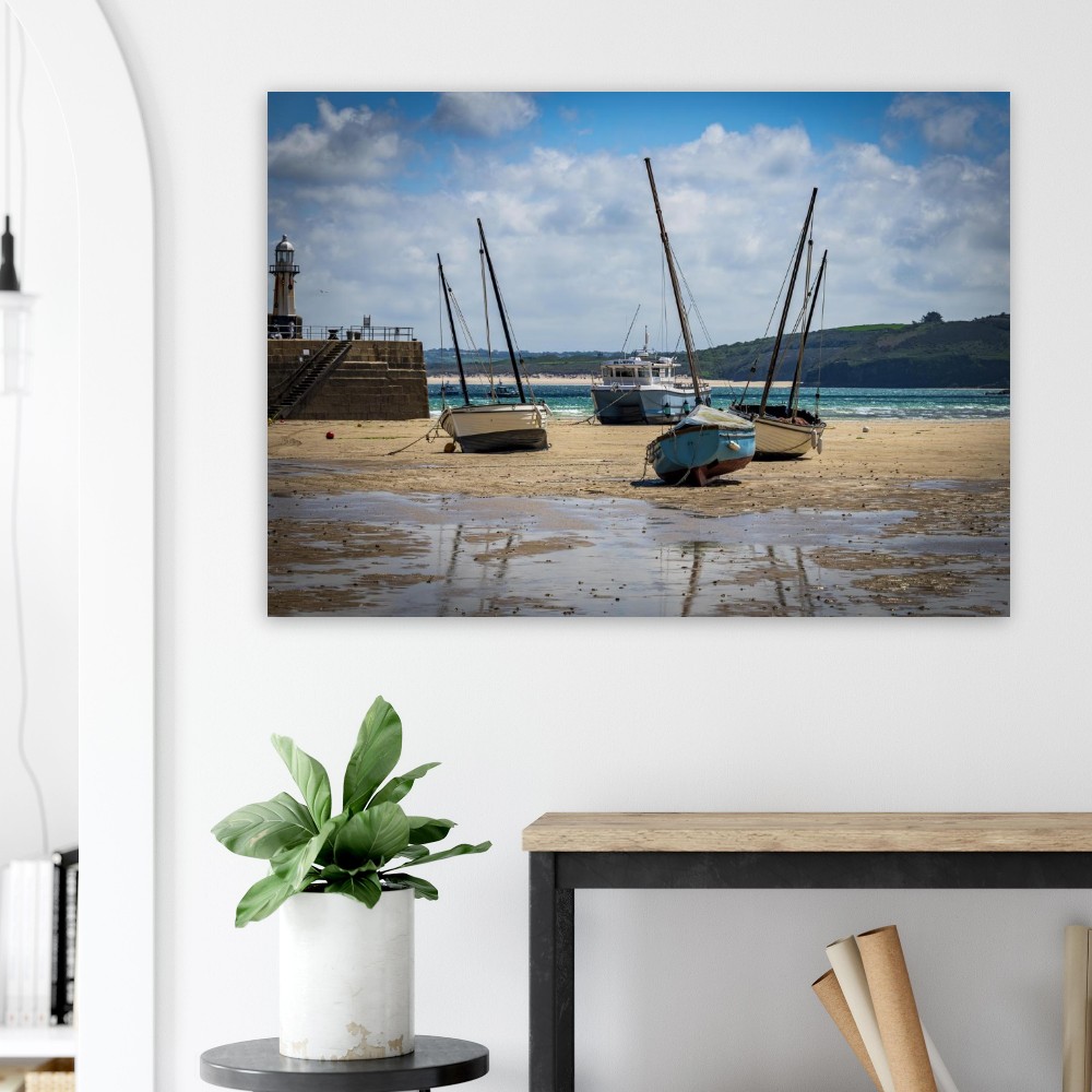 St Ives Bay At Low Tide - Fine art print - Image 2