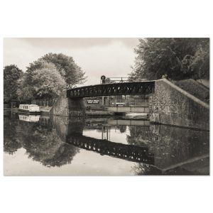 Black country living canal - Aluminum fine art print