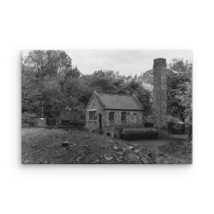 Black country museum mine - Thin canvas fine art print
