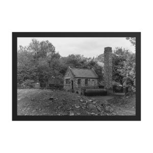 Black country museum mine - Framed fine art print