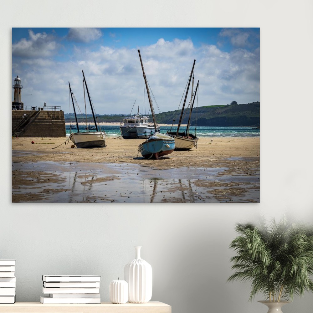 St Ives Bay At Low Tide - Fine art print - Image 5