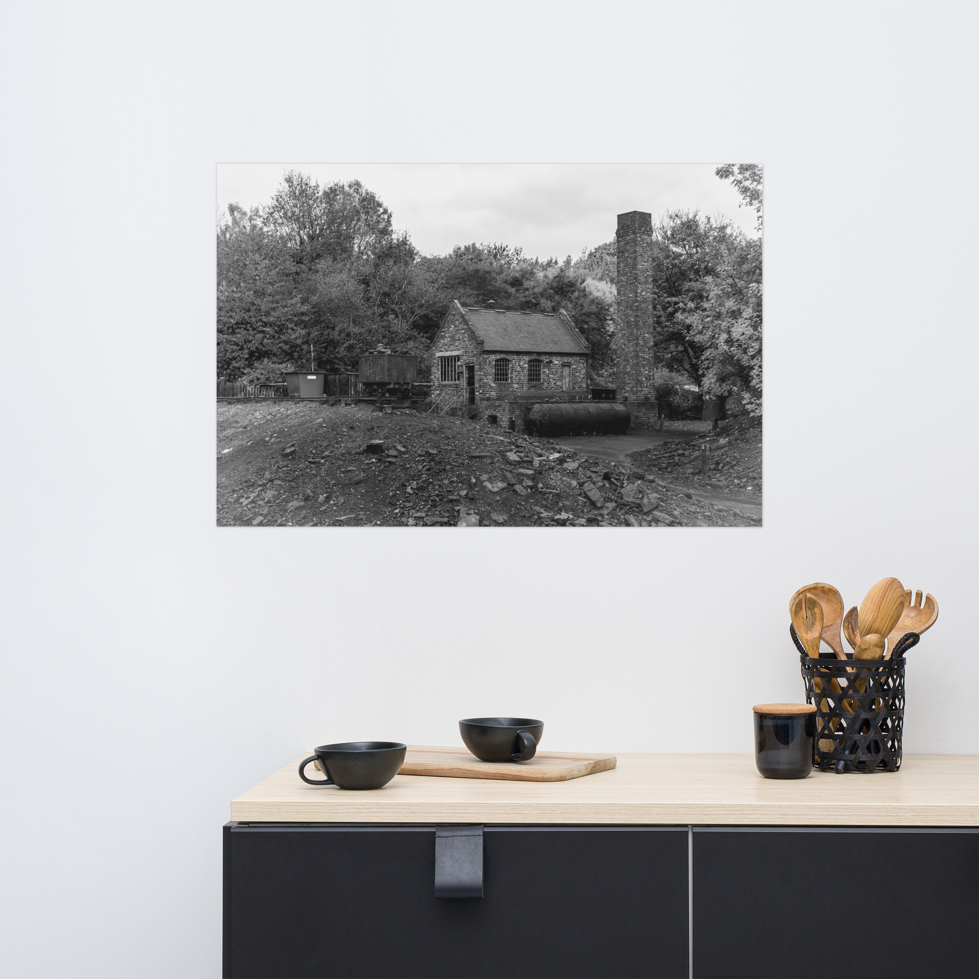 Black county museum mine - Fine art print - Image 6