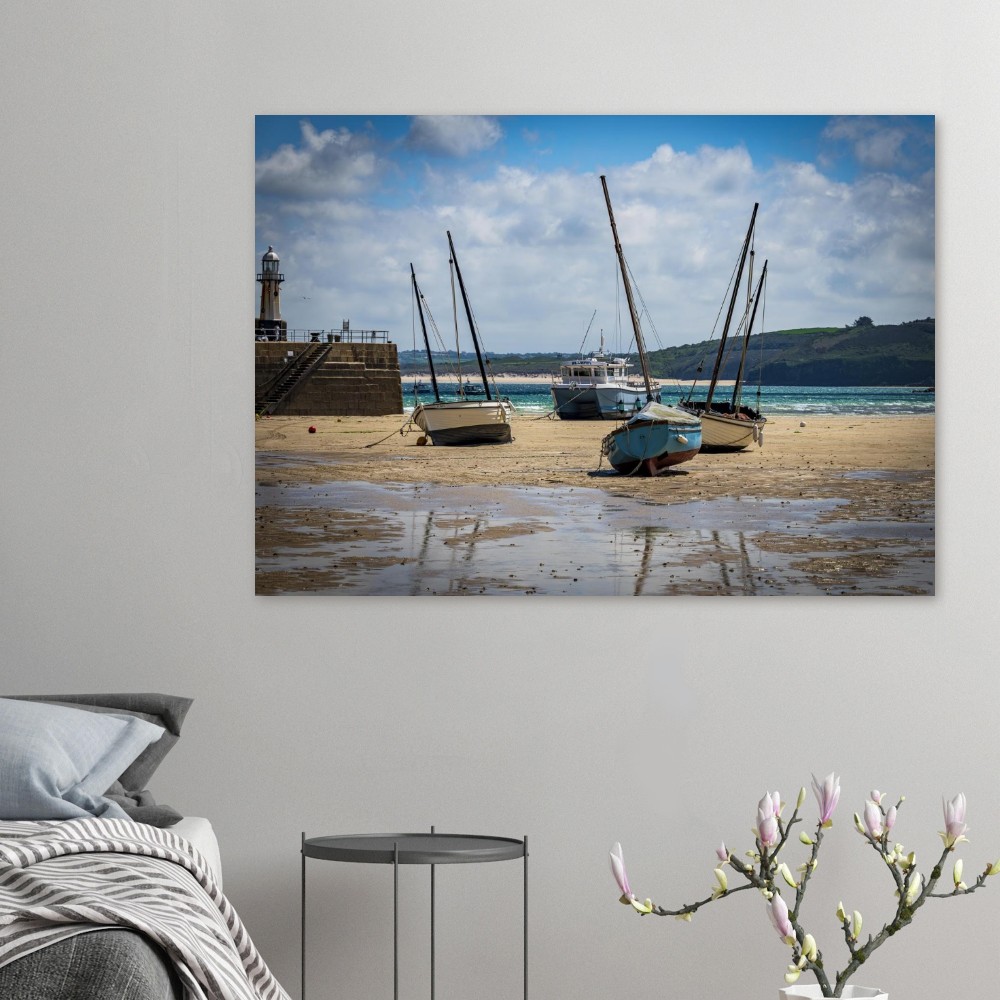 St Ives Bay At Low Tide - Fine art print - Image 7