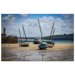 St Ives Bay At Low Tide - Fine art print