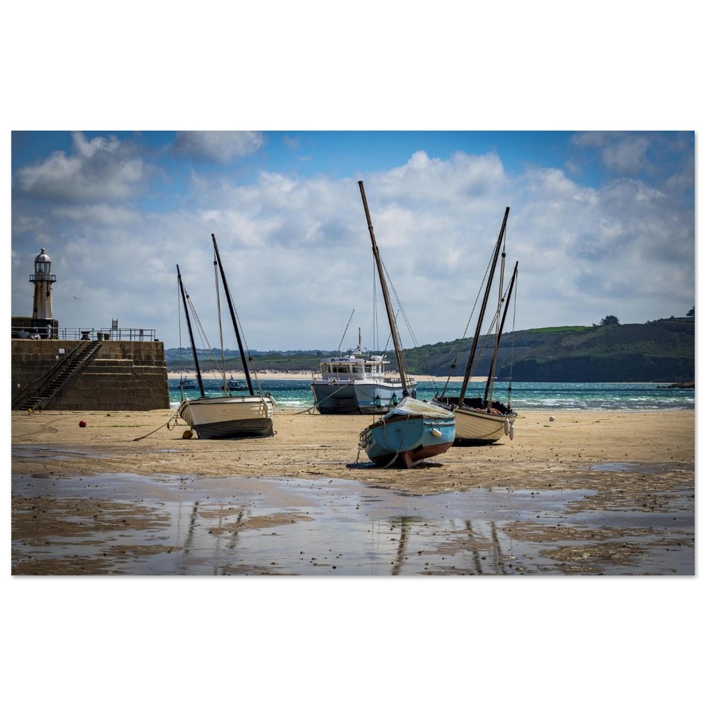 St Ives Bay At Low Tide - Fine art print