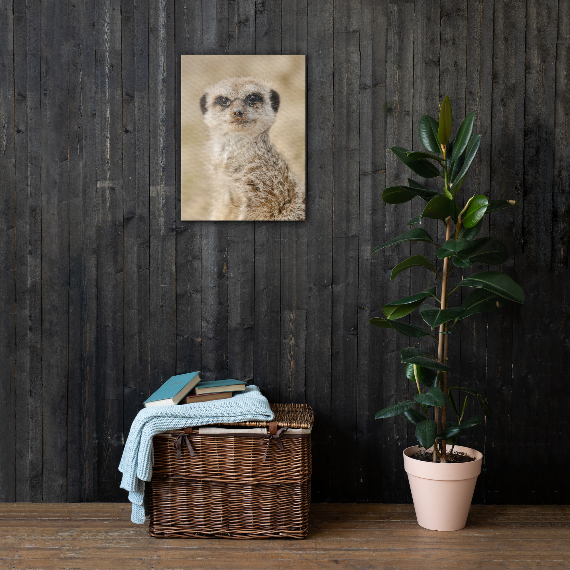 Dream Meercat - Thin fine art canvas - Image 3