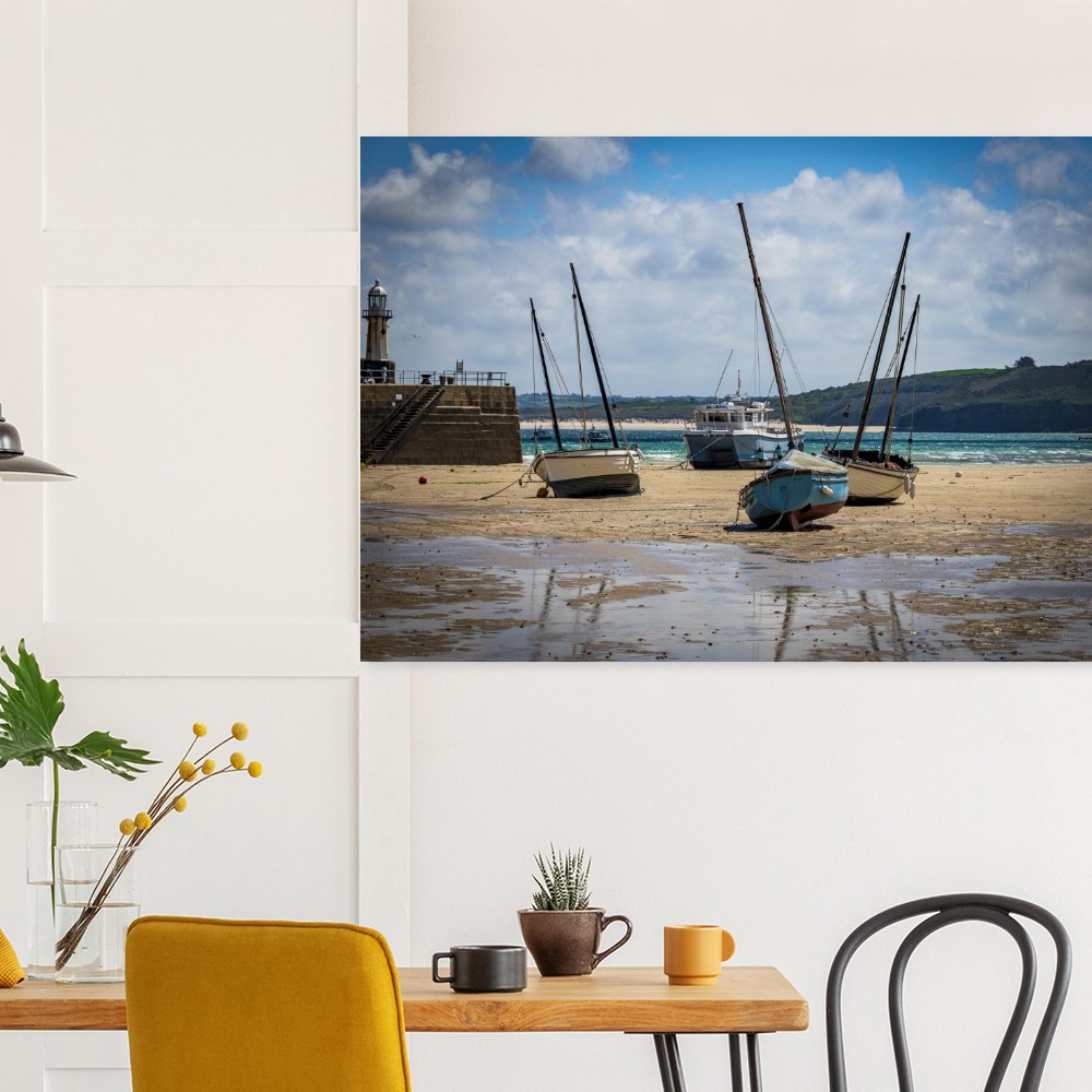 St Ives Bay At Low Tide - Fine art print - Image 4