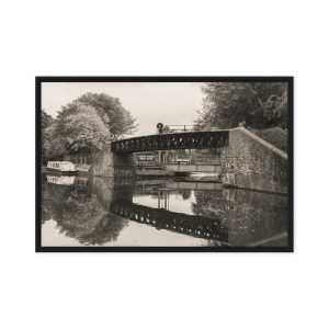 Black Country Living Canal - Framed canvas fine art prin