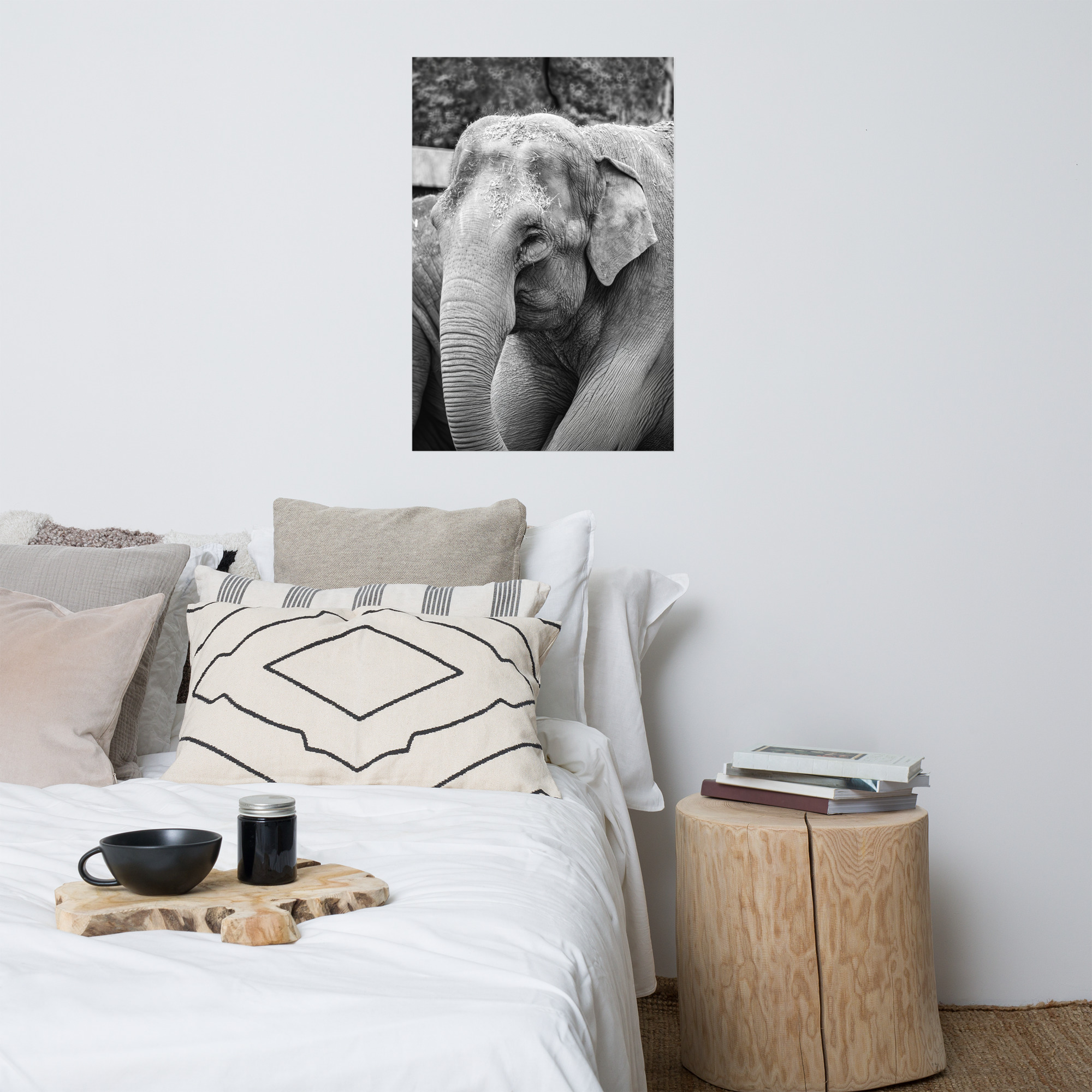 Elephant B&W - Fine art print - Image 3